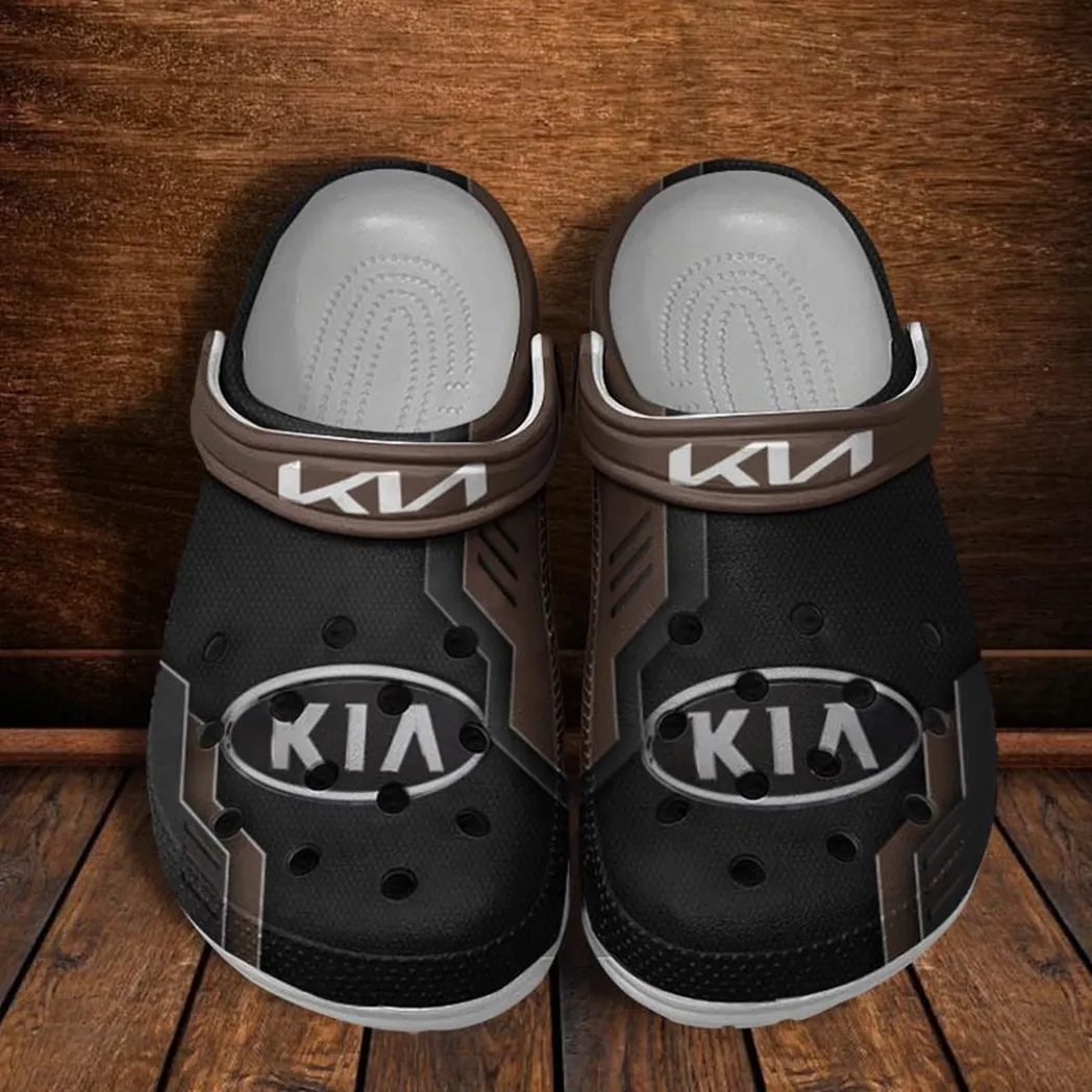kia crocs shoes clogs men women gift for kia fan car185031525257 brown