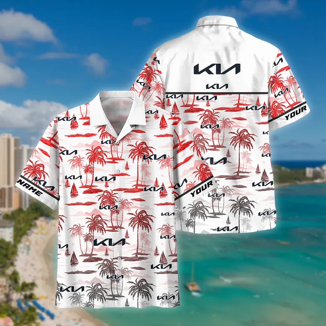KIA Custom Hawaiian Shirt For Men, Gift For KIA Fan CAR205031225693