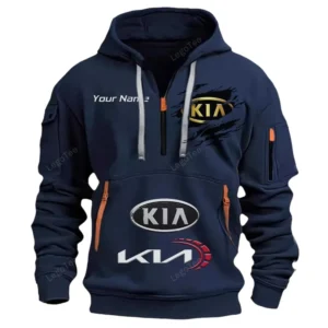 kia half zip hoodie car113021425831 best gift for him husband boyfriend navy iaptg