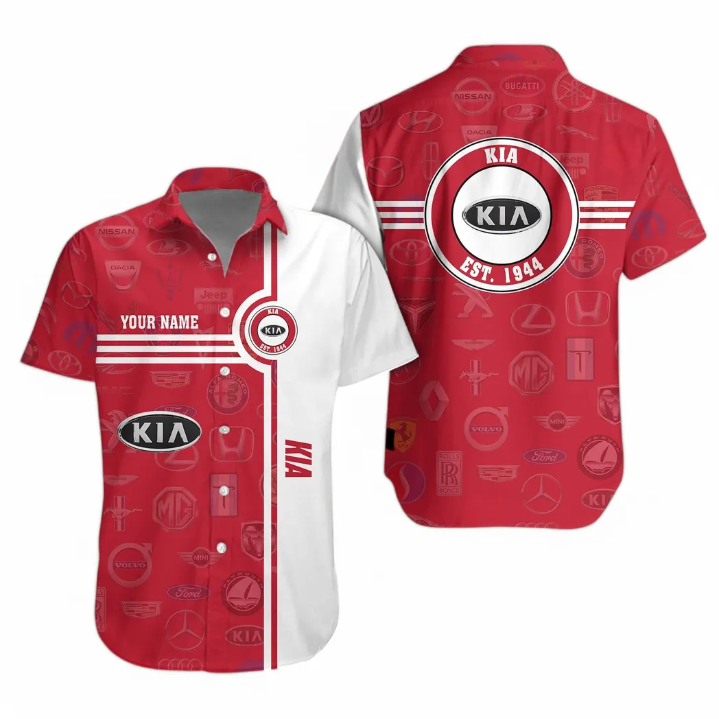 kia hawaiian shirt for men all logo gift for kia fan car174022525012 k6amd