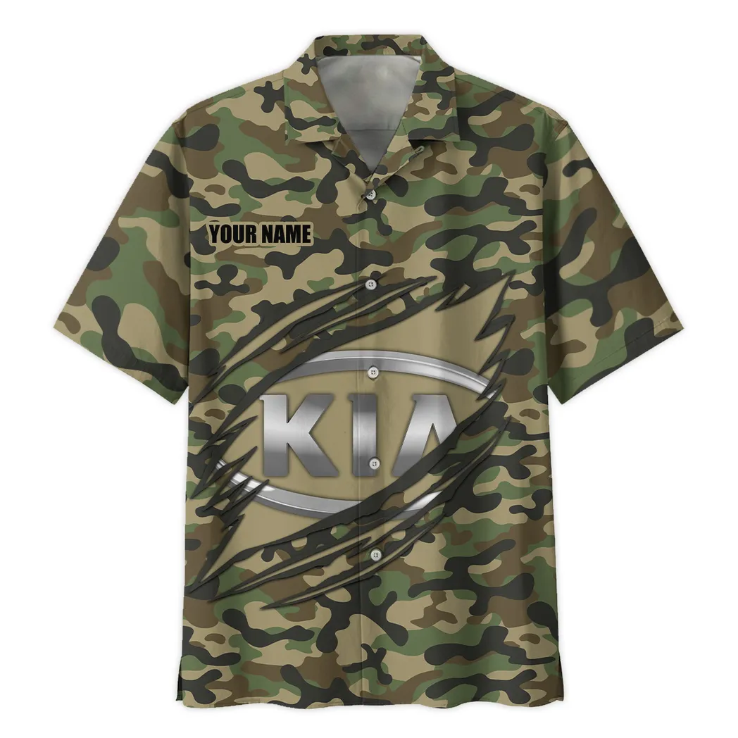 kia hawaiian shirt style camo oversized hawaiian car210040825713