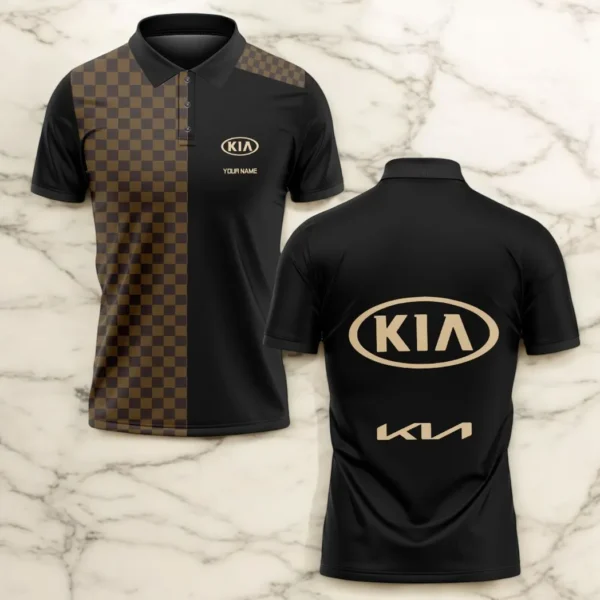 kia polo shirt lv style gift for kia lovers car176022525904 fpwcz