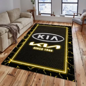 Kia Rug, All Over Print Carpet For Kia Lovers CAR5202192540 - Yellow