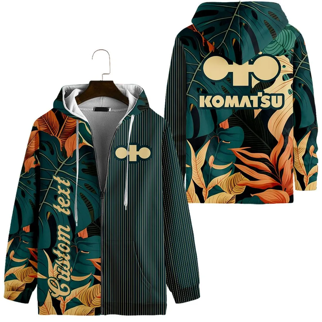 komatsu vintage zip hoodie custom all over print car434041725282 sdhgc
