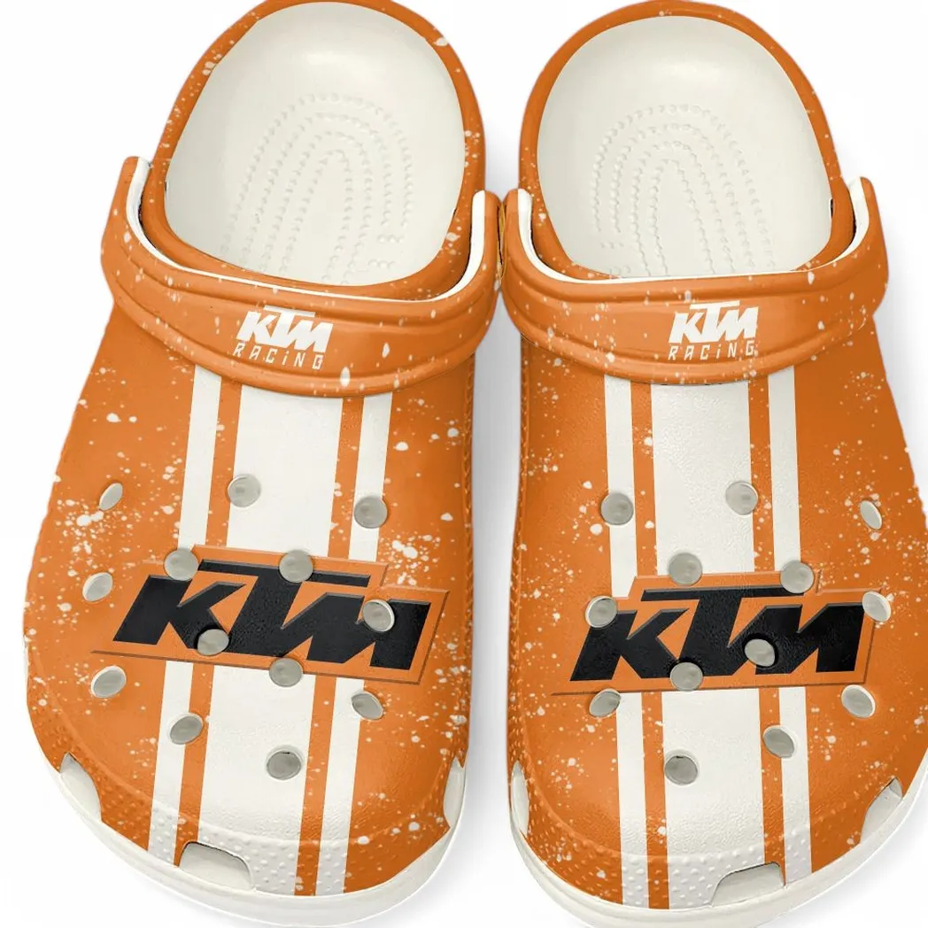 ktm racing crocs gift for ktm racing lovers gift for him husband boyfriend car62022025005 white hh2kg