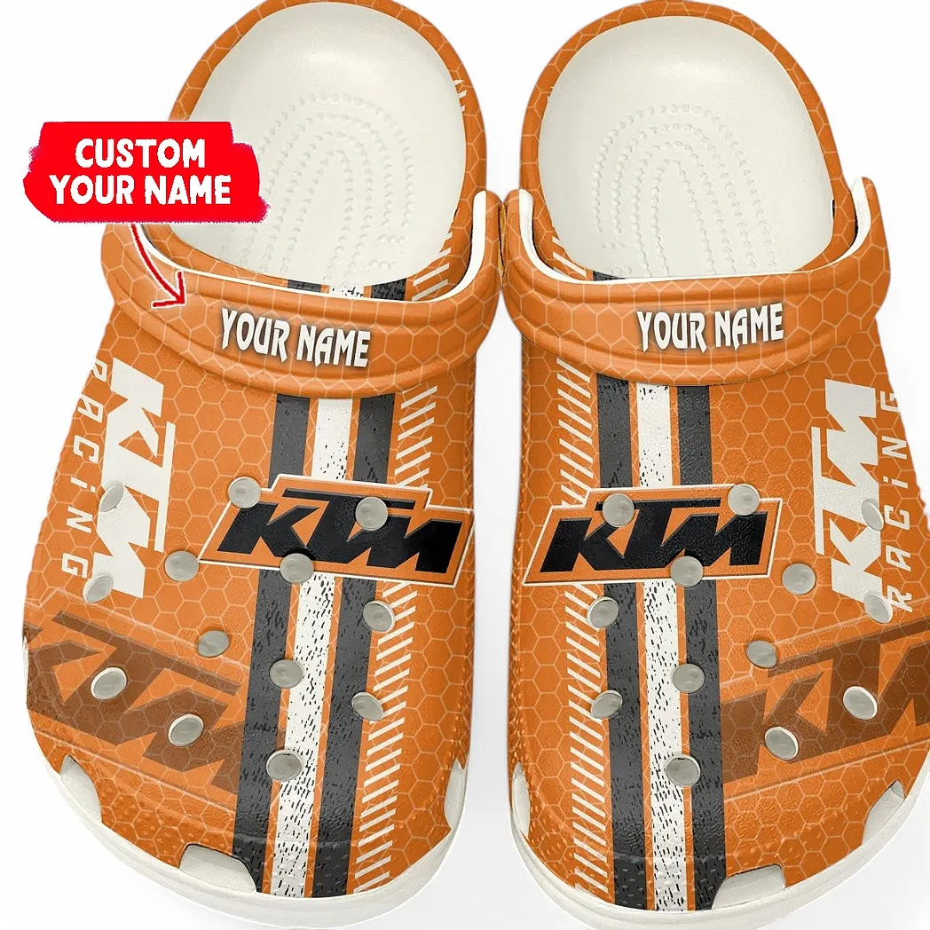 ktm racing crocs shoes gift for ktm racing lovers birthday gift for husband boyfriend car82022025613 white etv9t