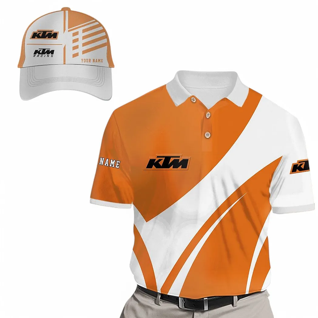 ktm racing custom polo shirt gift for men him husband boyfriend car73021525725 2 wa6nq