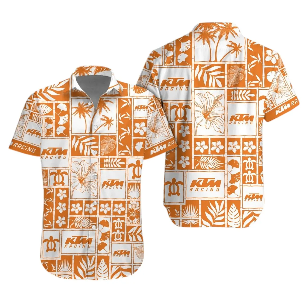 ktm racing hawaiian shirt for men gift for ktm racing lovers gift for him husband boyfriend car35021425083 1 bkdg3