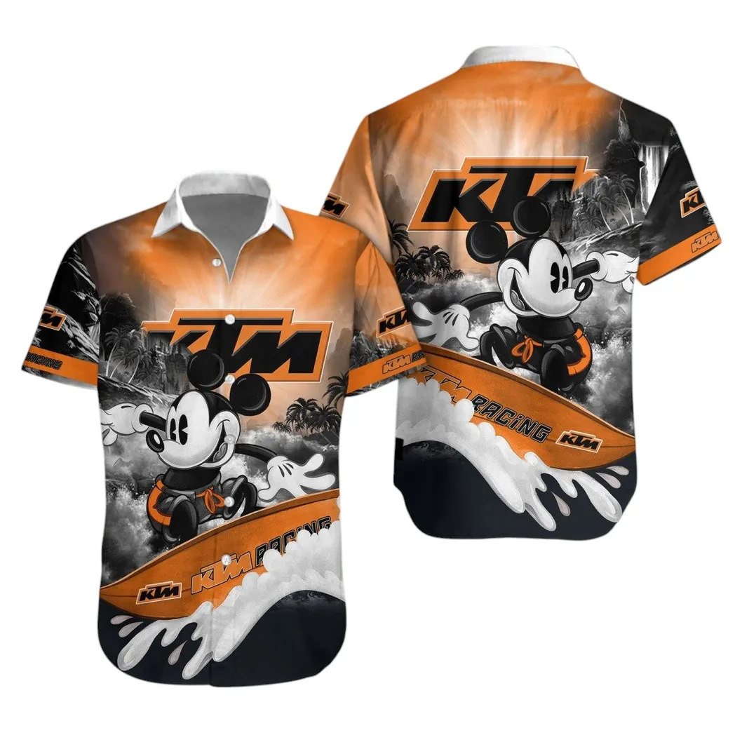 KTM Racing Hawaiian Shirt For Men, Gift For KTM Racing Lovers, Gift For Him, Husband, Boyfriend CAR53030625066