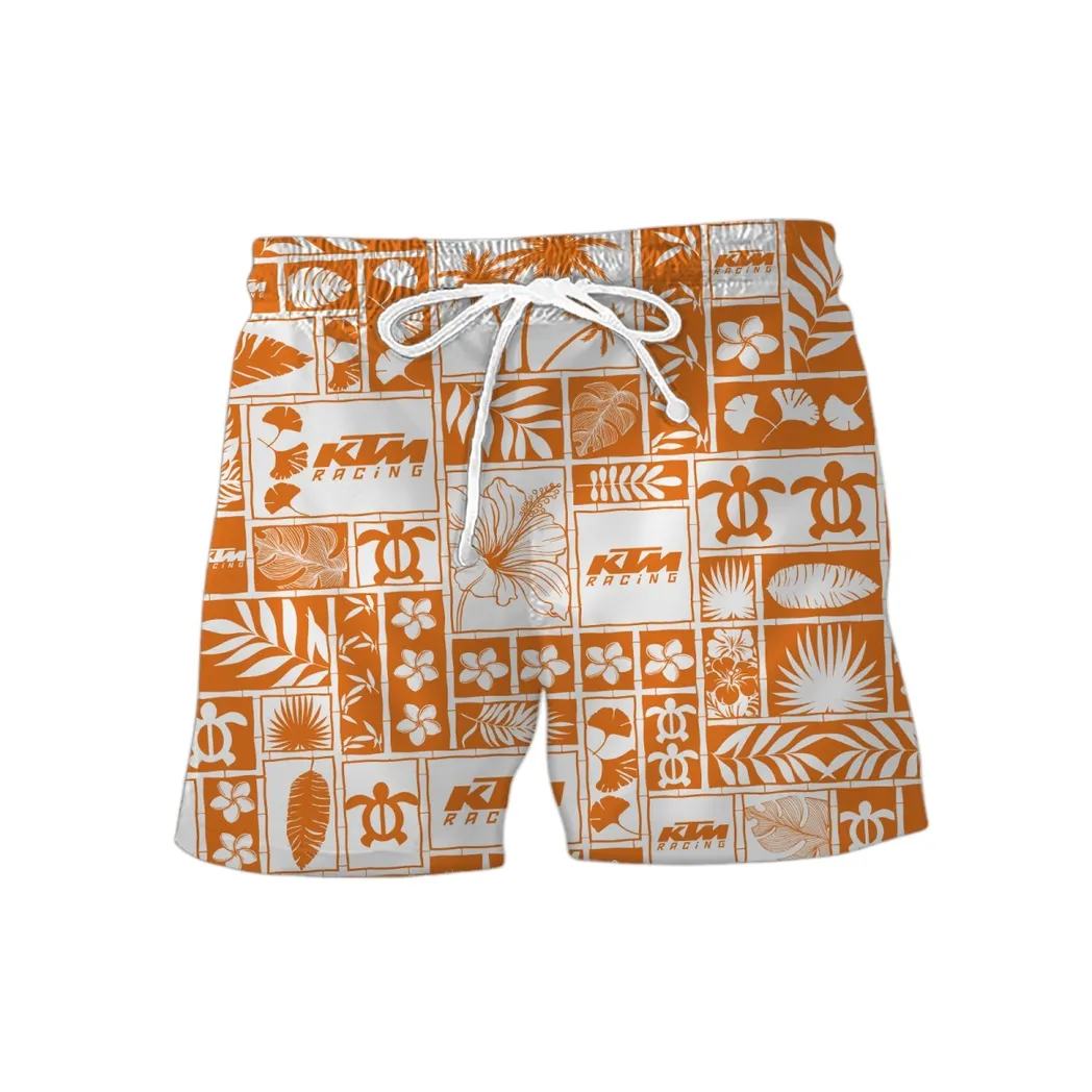 KTM Racing Hawaiian Shorts, Gift For KTM Racing Lovers, Gift For Him, Husband, Boyfriend CAR35021425083-2