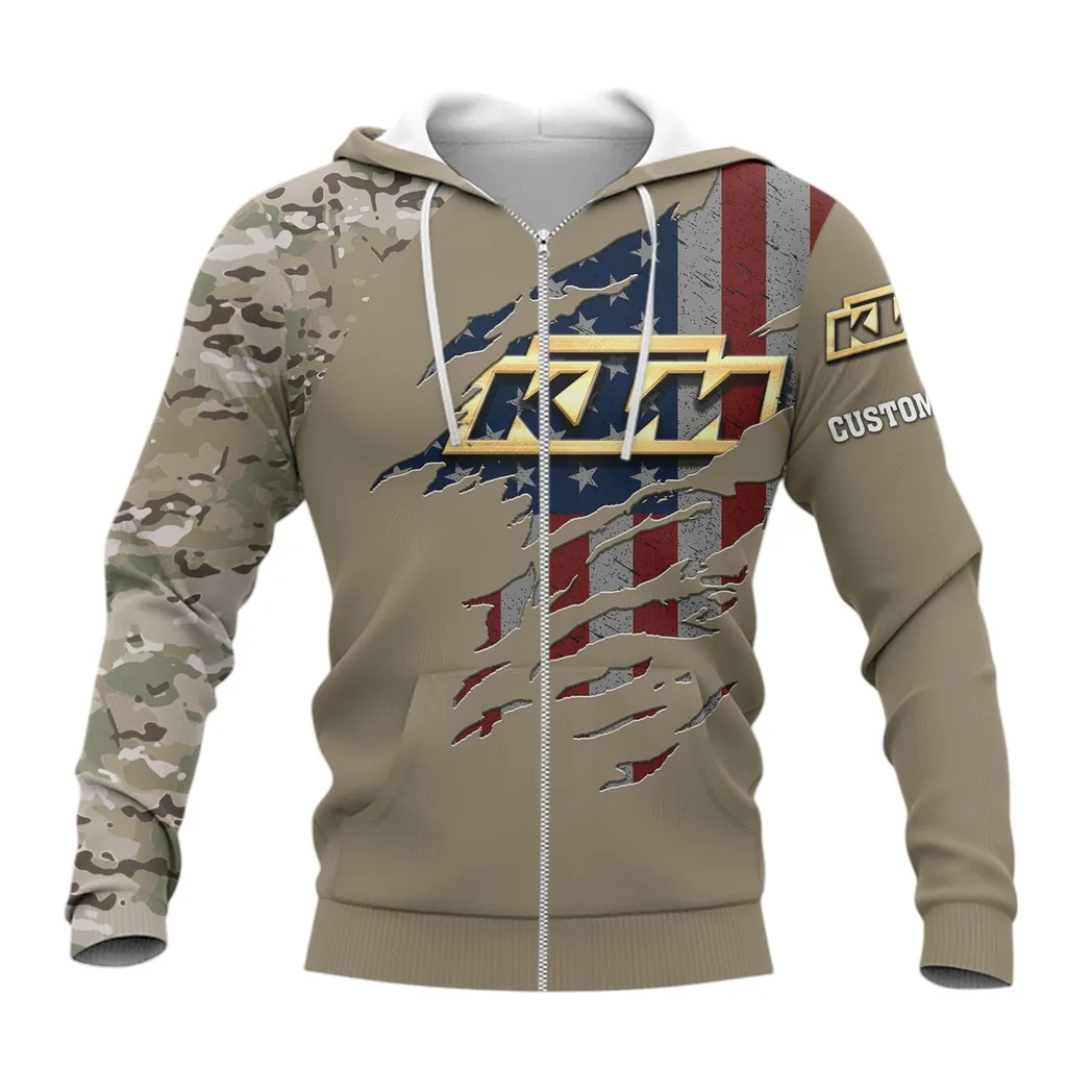 KTM Racing Zipper Hoodie, Gift For KTM Racing Lovers, Gift For Him, Husband, Boyfriend CAR46021725055-3