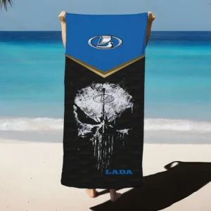 lada beach towel gift for lada lovers gift for him husband boyfriend car17302252534 mi4br