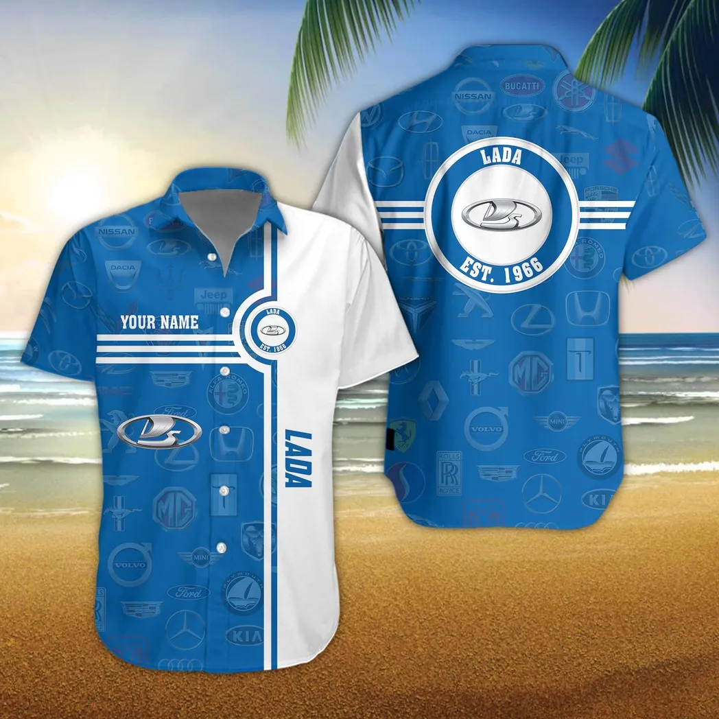lada hawaiian shirt for men all logo gift for lada fan car174022525047