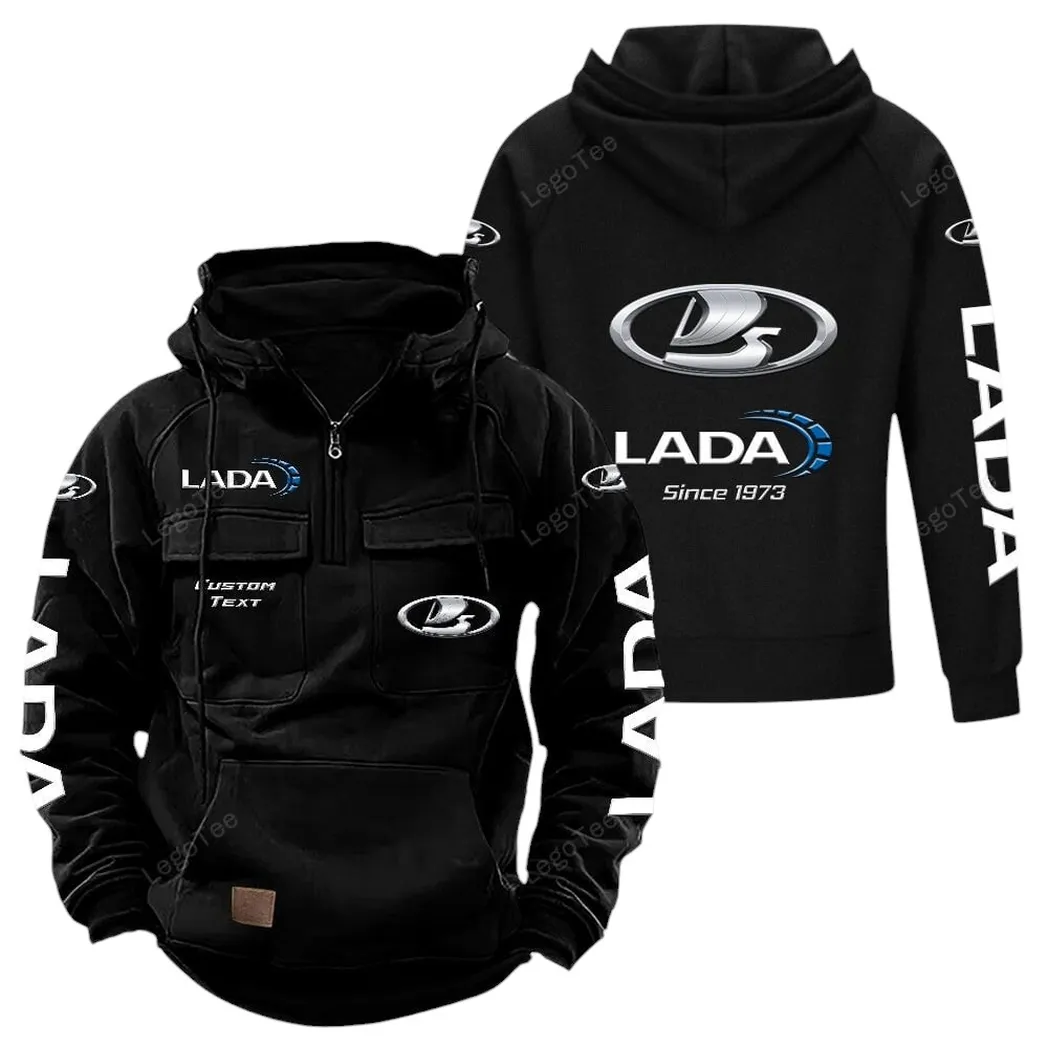 lada tactical quarter zip hoodie gift for lada lovers gift for him husband boyfriend black car96021425702 2 e7yk4