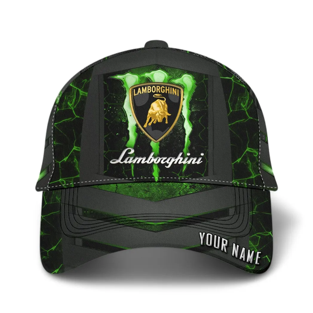 Lamborghini Classic Cap, Gift For Lamborghini Lovers, Gift For Him, Husband, Boyfriend CAR6502202521 - Green