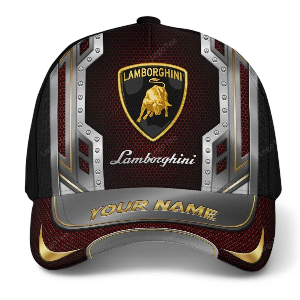 Lamborghini Classic Cap, Gift For Lamborghini Lovers, Gift For Him, Husband, Boyfriend CAR99031025120 - Red