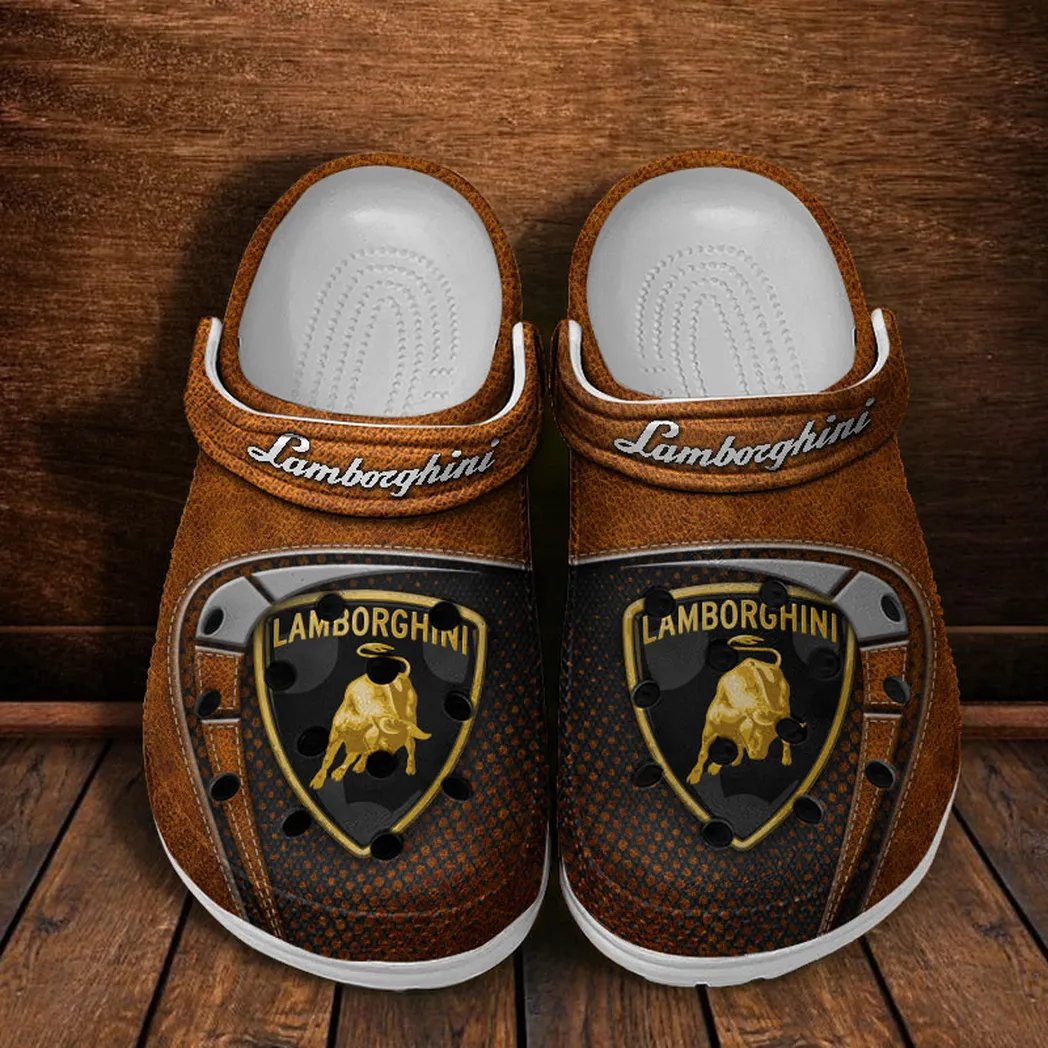 lamborghini crocs sandals for men women gift for lamborghini fan car177031425581 orange rmd5y