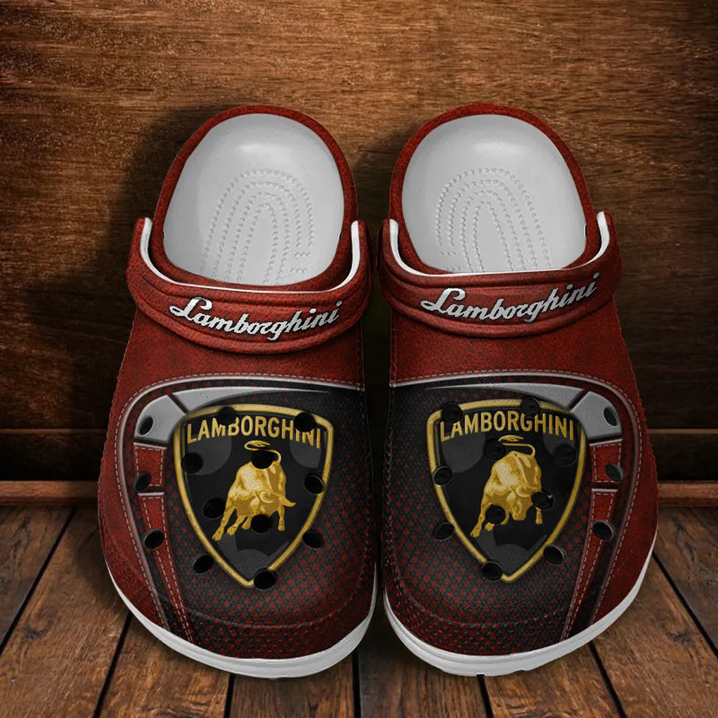 lamborghini crocs sandals for men women gift for lamborghini fan car177031425581 red kvz9t
