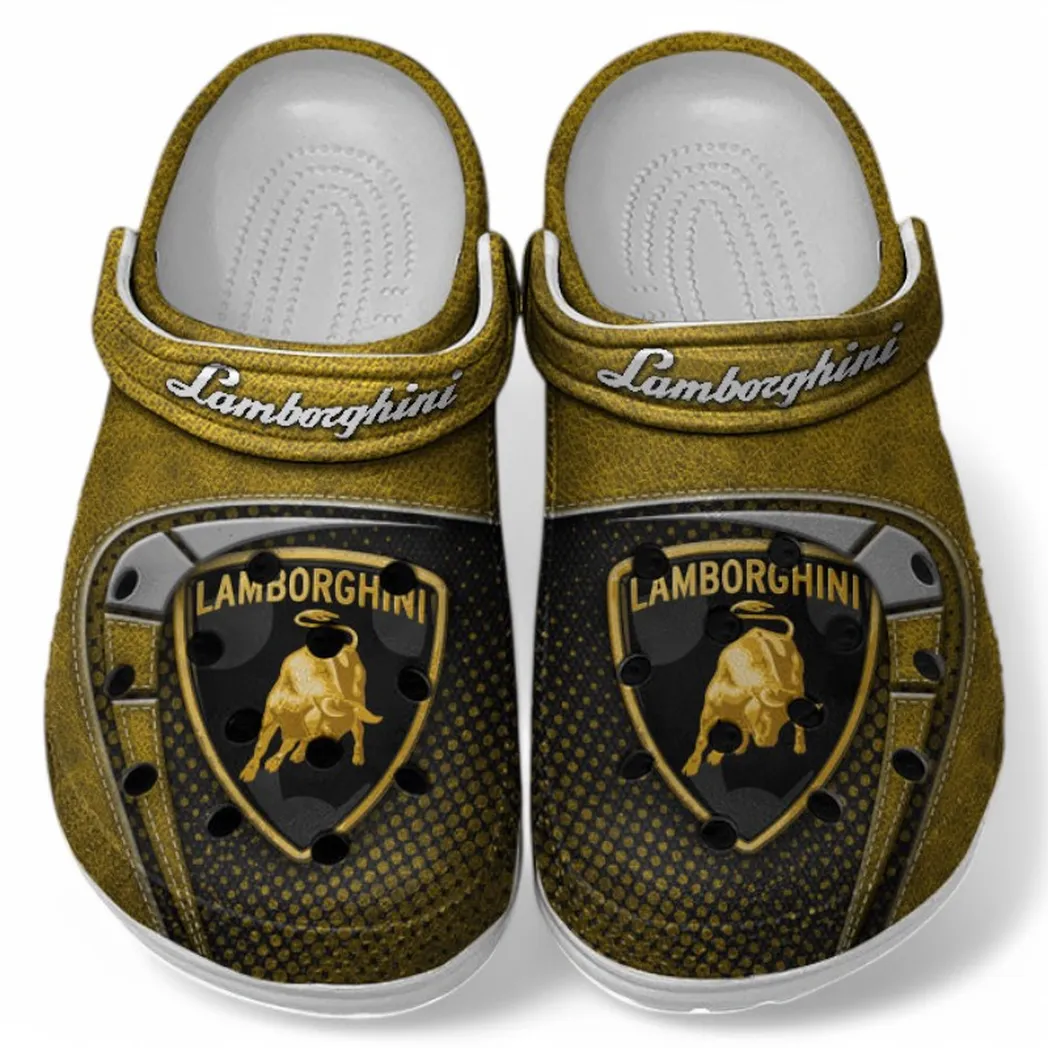 lamborghini crocs sandals for men women gift for lamborghini fan car177031425581 yellow b2ybd