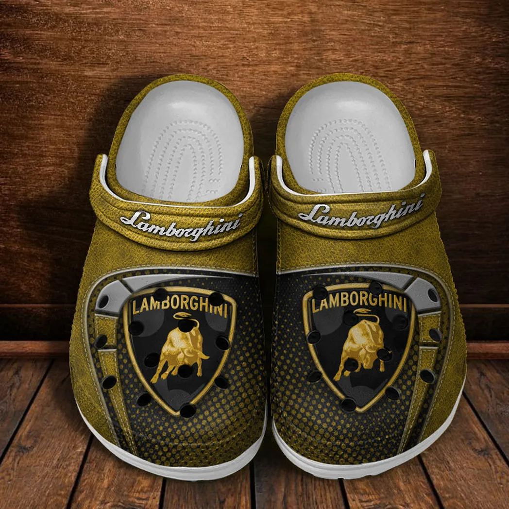 lamborghini crocs sandals for men women gift for lamborghini fan car177031425581 yellow bdykw