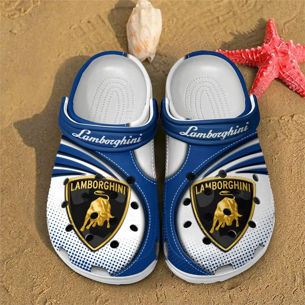lamborghini crocs sandals for men women gift for lamborghini fan car181031525698 blue wlrbf
