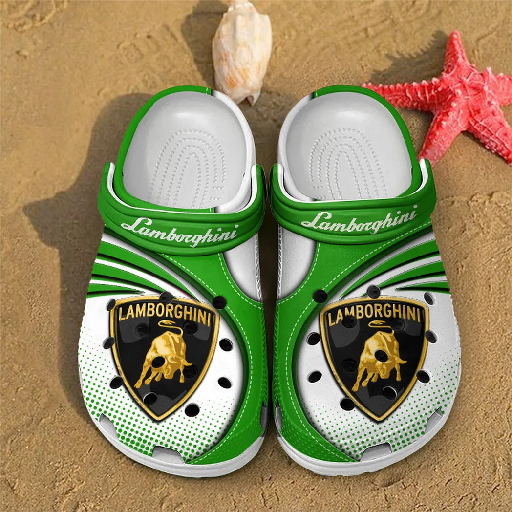 lamborghini crocs sandals for men women gift for lamborghini fan car181031525698 green 94vrq