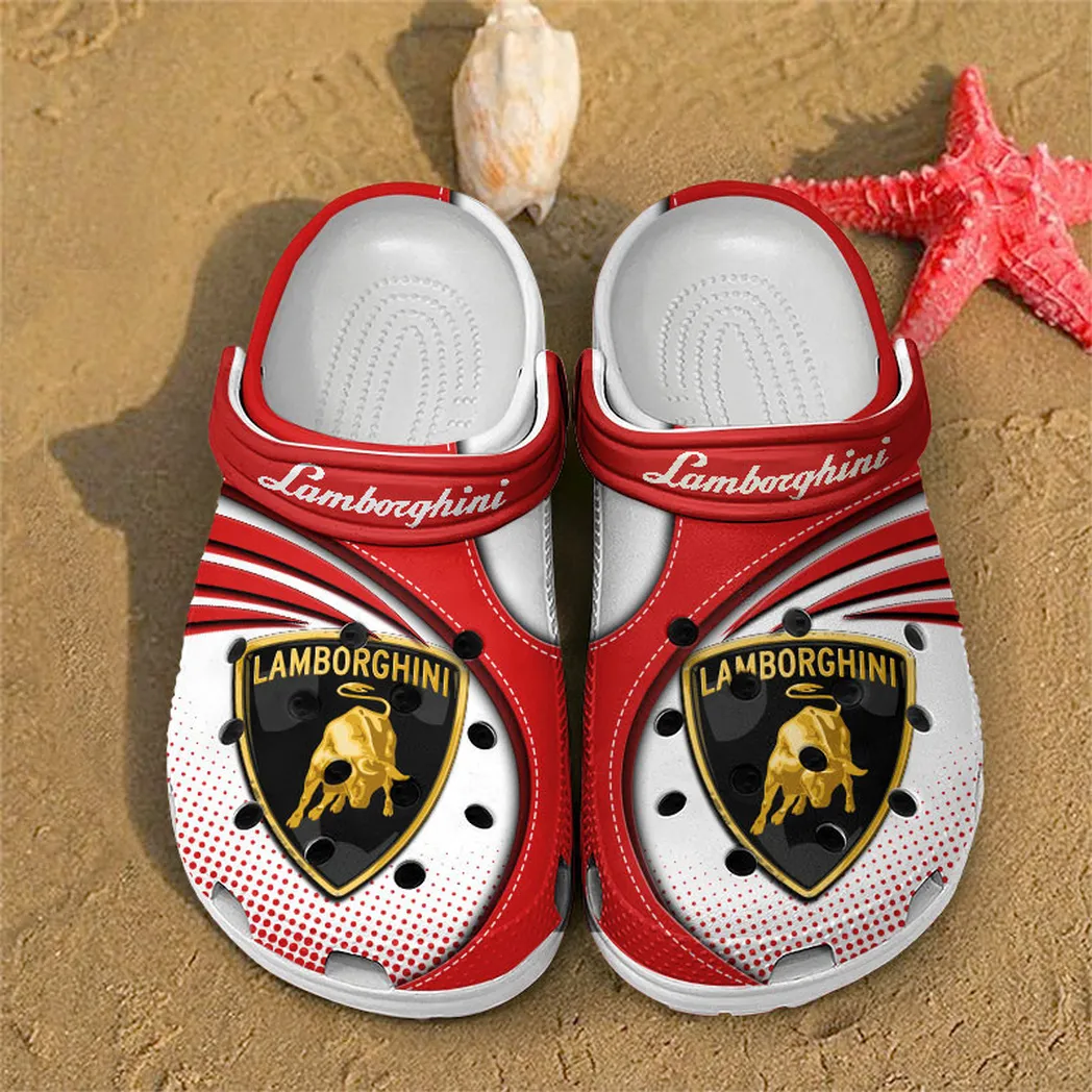 lamborghini crocs sandals for men women gift for lamborghini fan car181031525698 red jfblw