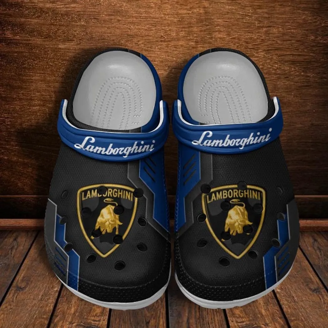 lamborghini crocs shoes clogs men women gift for lamborghini fan car185031525241 blue
