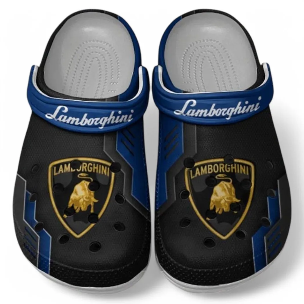 Lamborghini Crocs Shoes, Clogs Men Women, Gift For Lamborghini Fan CAR185031525241 - Blue