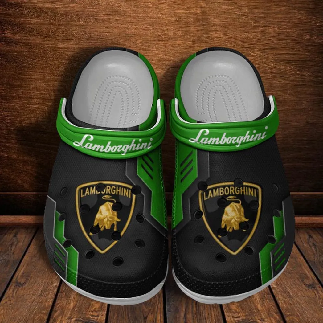 lamborghini crocs shoes clogs men women gift for lamborghini fan car185031525241 green fhdiq