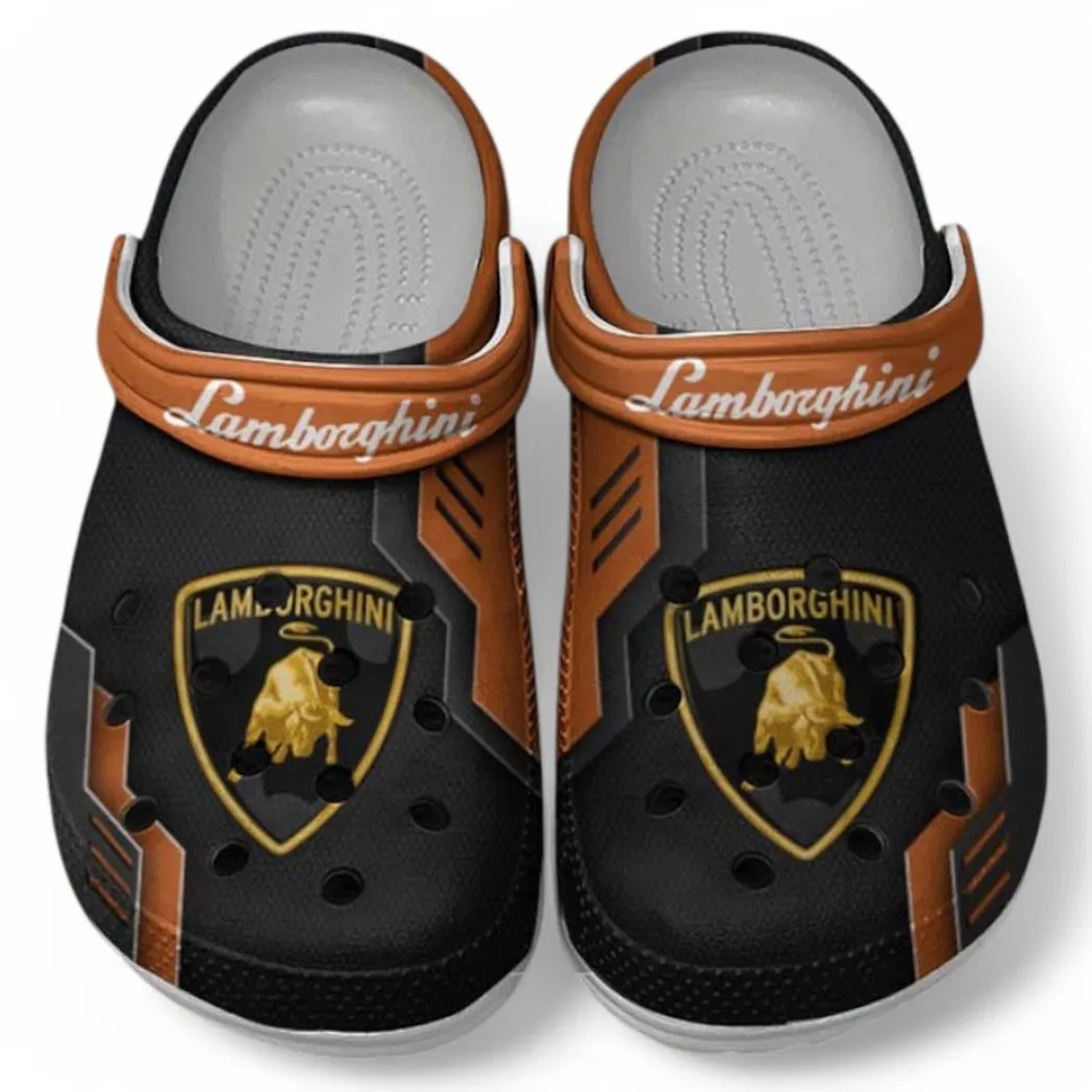 lamborghini crocs shoes clogs men women gift for lamborghini fan car185031525241 orange jmy9l