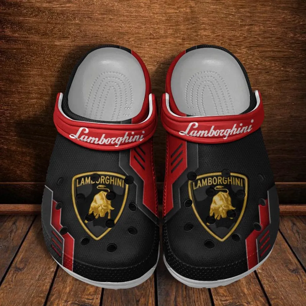 lamborghini crocs shoes clogs men women gift for lamborghini fan car185031525241 red gyqsi