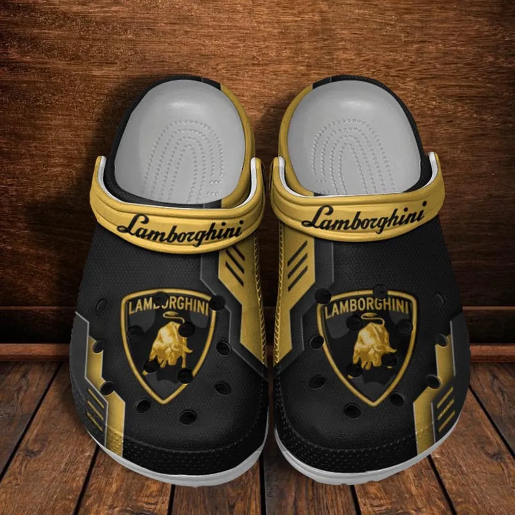 lamborghini crocs shoes clogs men women gift for lamborghini fan car185031525241 yellow njjmd
