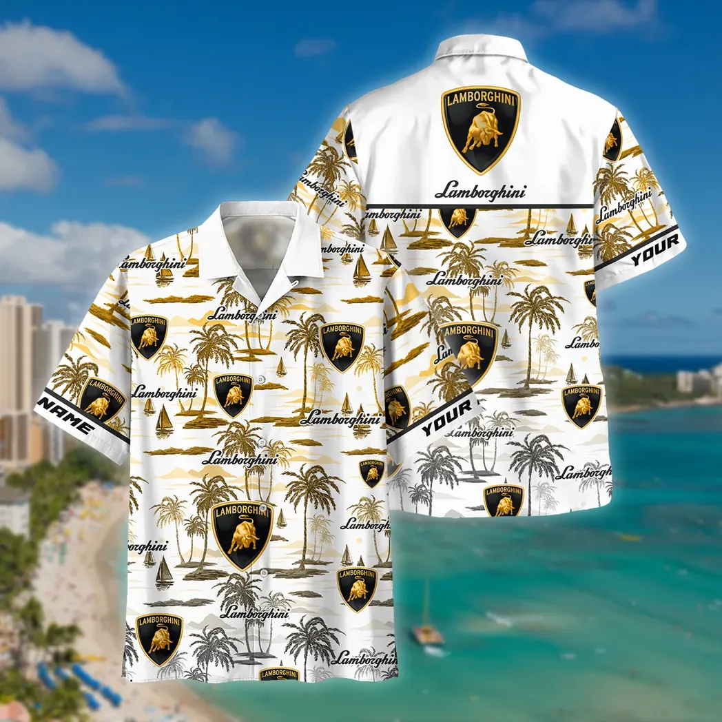 lamborghini custom hawaiian shirt for men gift for lamborghini fan car205031225694 ub0vs