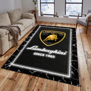 Lamborghini Rug, All Over Print Carpet For Lamborghini Lovers CAR5202192542 - Grey