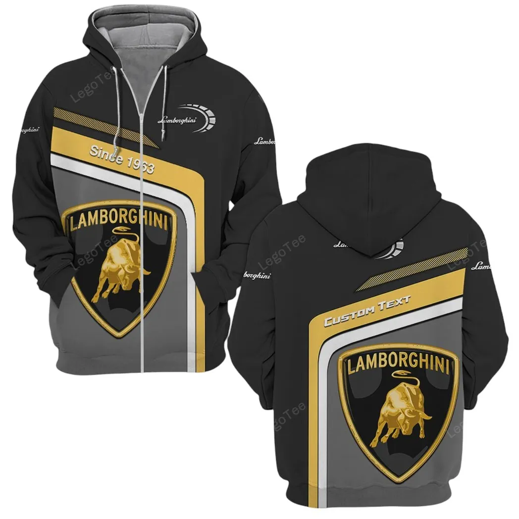 lamborghini zipper hoodie gift for lamborghini lovers gift for him husband boyfriend car11103032541 anybf