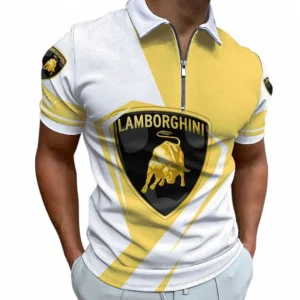 lamborghini zipper polo shirt for men gift for lamborghini fan car68022125902 fvahj