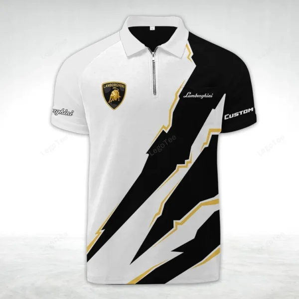lamborghini zipper polo shirt gift for lamborghini lovers gift for gift for him husband boyfriend car128021025013 i5gkp