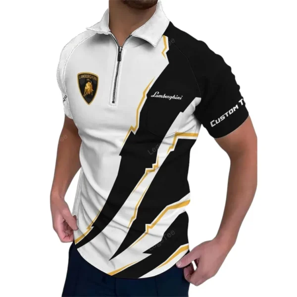 lamborghini zipper polo shirt gift for lamborghini lovers gift for gift for him husband boyfriend car128021025013 opc9k