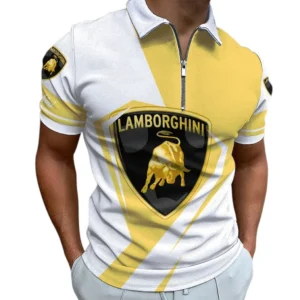 lamborghini zipper polo shirt gift for lamborghini lovers gift for him husband boyfriend car3202122509 vnr8j