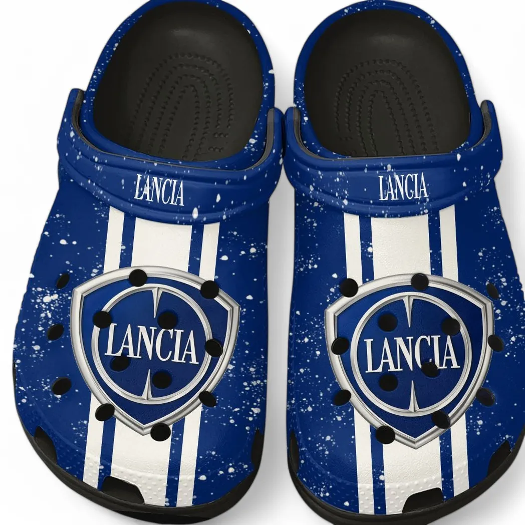 lancia crocs gift for lancia lovers gift for him husband boyfriend car62022025035 black wic4j