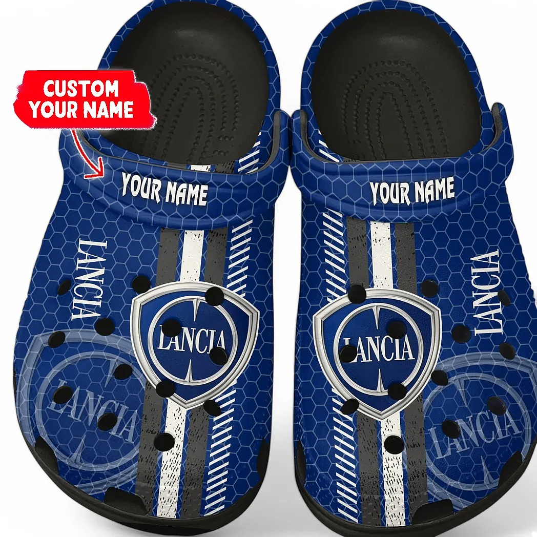 lancia crocs shoes gift for lancia lovers birthday gift for husband boyfriend car82022025616 black vktme