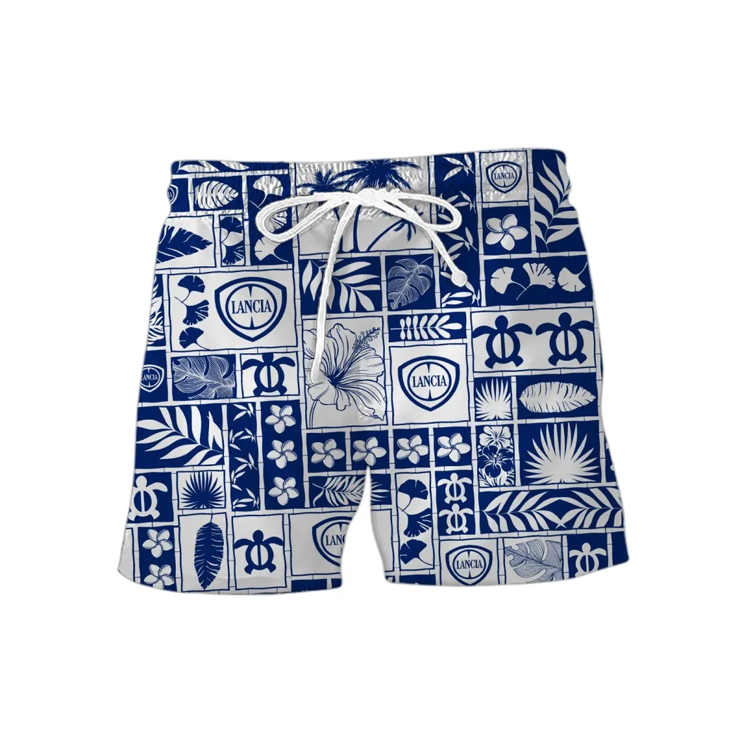 lancia hawaiian shorts gift for lancia lovers gift for him husband boyfriend car35021425027 2 4j2w2