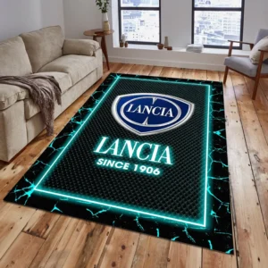 Lancia Rug, All Over Print Carpet For Lancia Lovers CAR5202192543 - Cyan