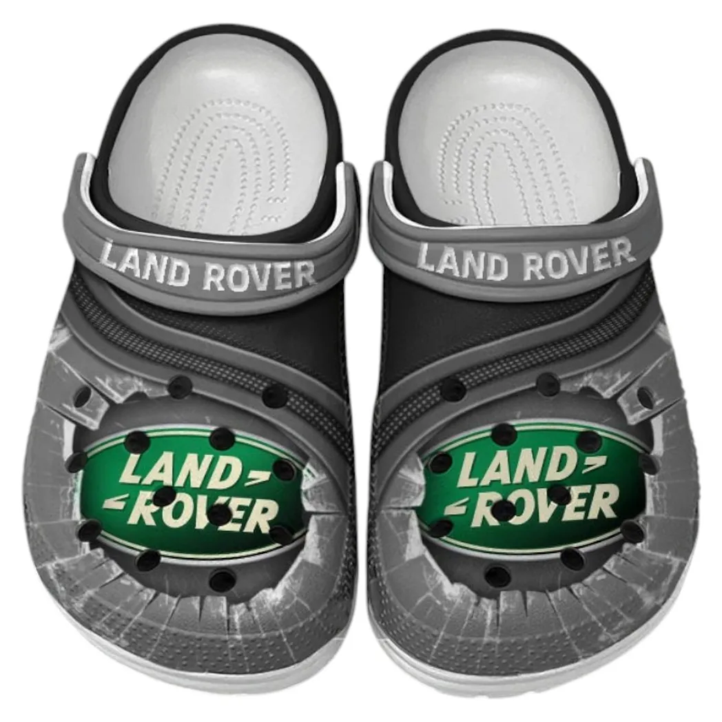Land Rover Crocs Clogs Men Women, Gift For Land Rover Fan CAR188032025148 - Gray