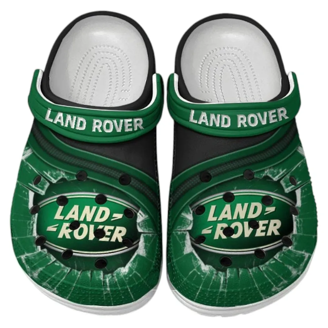 Land Rover Crocs Clogs Men Women, Gift For Land Rover Fan CAR188032025148 - Green