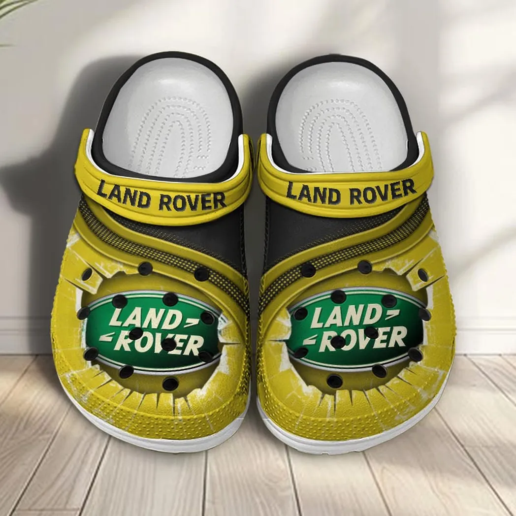 land rover crocs clogs men women gift for land rover fan car188032025148 yellow
