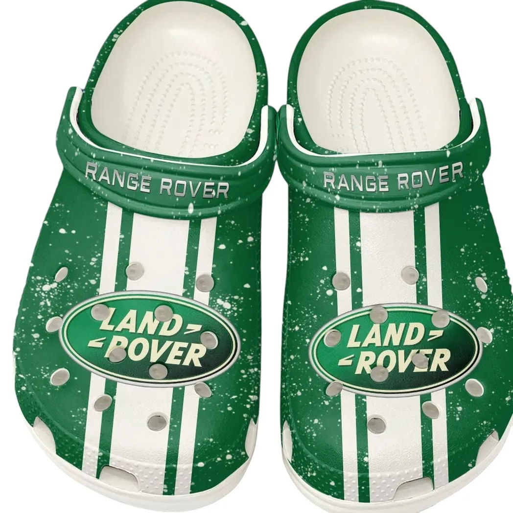 Land Rover Crocs, Gift For Land Rover Lovers, Gift For Him, Husband, Boyfriend CAR62022025040 - White