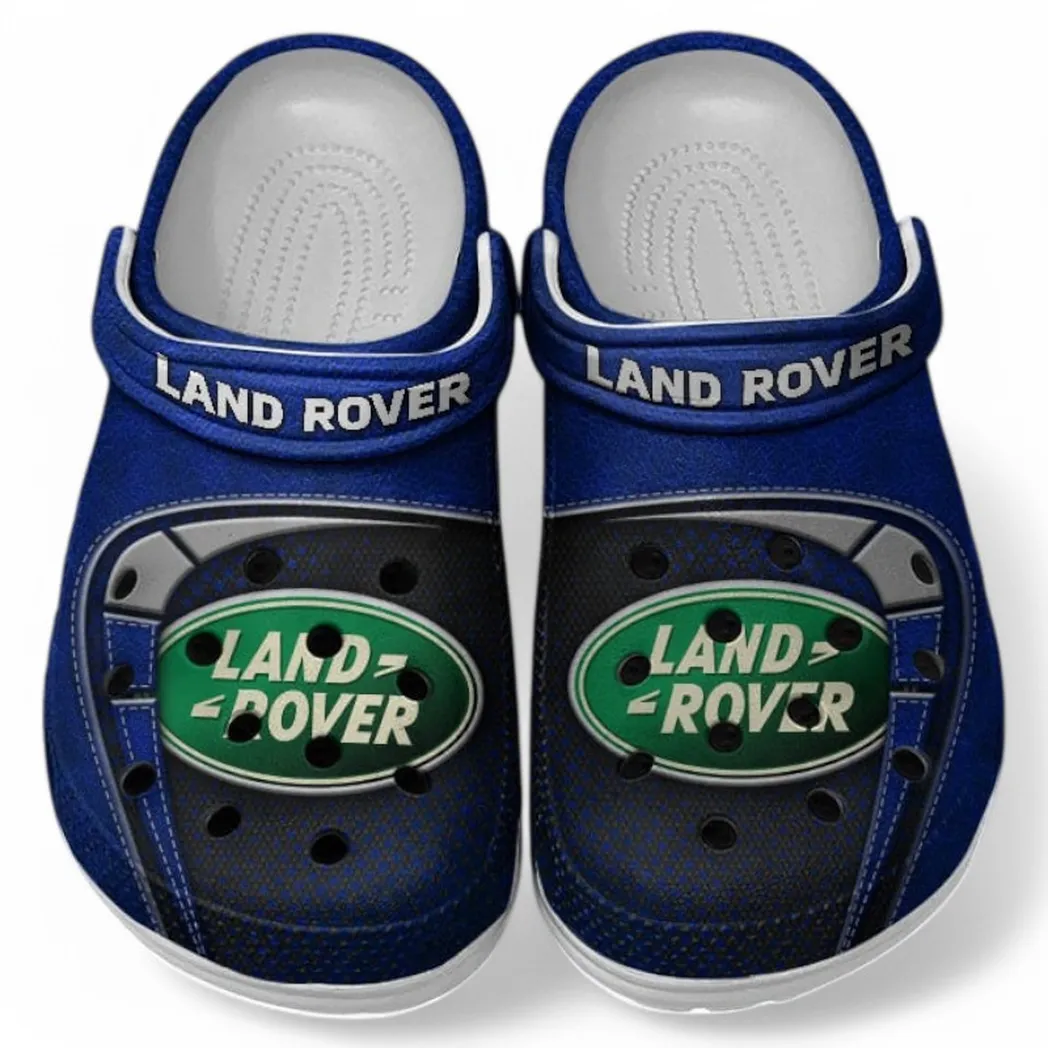 Land-Rover Crocs Sandals For Men Women, Gift For Land-Rover Fan CAR177031425594 - Blue