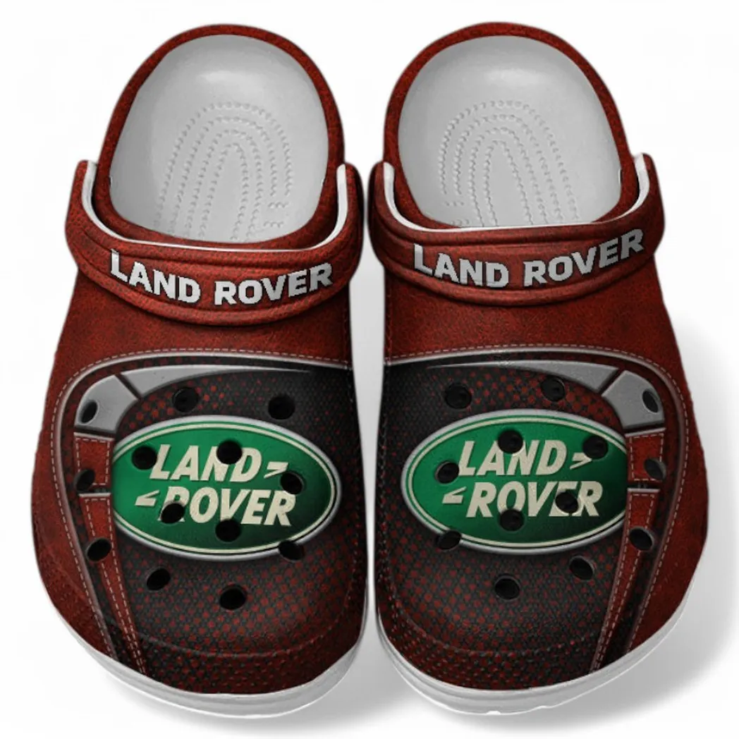 Land-Rover Crocs Sandals For Men Women, Gift For Land-Rover Fan CAR177031425594 - Red